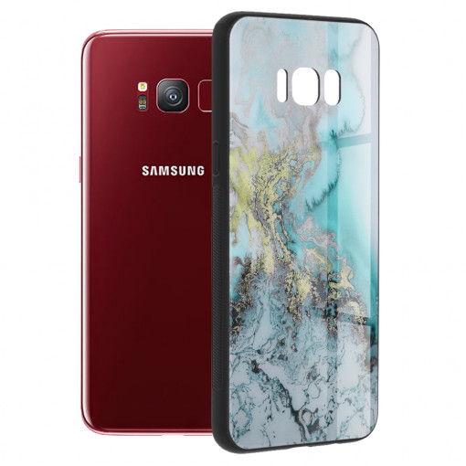 Husa telefon Samsung Galaxy S8 - Techsuit Glaze Series - Blue Ocean
