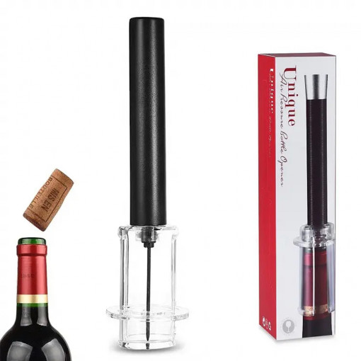 Pompa de Aer pentru Desfacut Sticla de Vin - Techsuit (CP01C) - Black