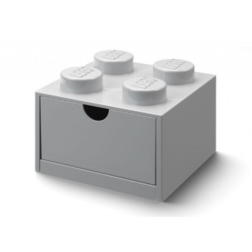 Sertar de birou LEGO 2x2 gri