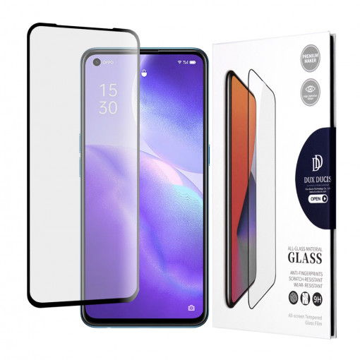 Folie protectie telefon Oppo Reno5 5G / Find X3 Lite 5G - Dux Ducis Tempered Glass - Black