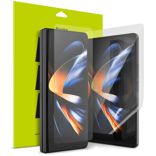 Folie protectie telefon Samsung Galaxy Z Fold4 - Ringke Dual Easy Full - Clear
