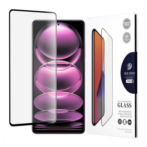 Folie telefon Xiaomi Redmi Note 12 Pro / 12 Pro+ / Poco X5 Pro - Dux Ducis Tempered Glass - Black