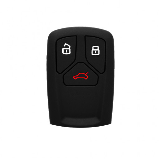Husa pentru cheie Audi RS4, RS5, C8, SQ5 - Techsuit Car Key Case (1009.04) - Black