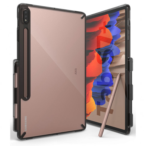 Husa pentru tableta Samsung Galaxy Tab S7 Plus 12.4 T970/T976 - Ringke Fusion - Smoke Black