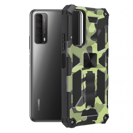 Husa telefon Huawei P Smart 2021 - Techsuit Blazor Series - Camo Lime