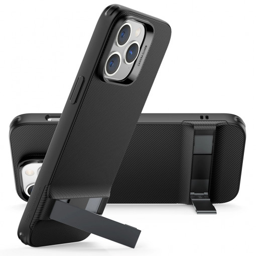Husa telefon iPhone 14 Pro Max - ESR Air Shield Boost Kickstand - Translucent Black