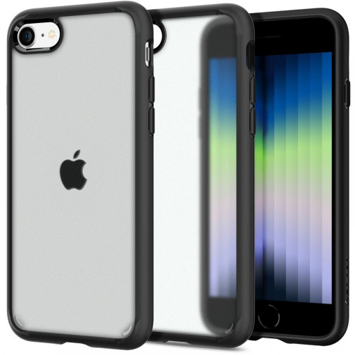 Husa telefon iPhone 7 / 8 / SE 2 / SE 2020 / SE 2022 - Spigen Ultra Hybrid - Frost Black
