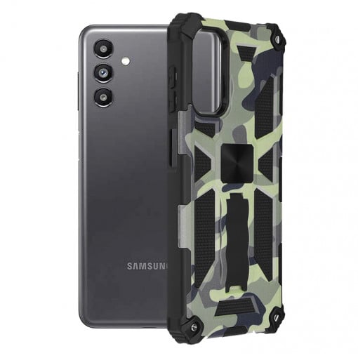 Husa Telefon Samsung Galaxy A13 4g A13 5g A04s Techsuit Blazor Series Camo Lime 1362