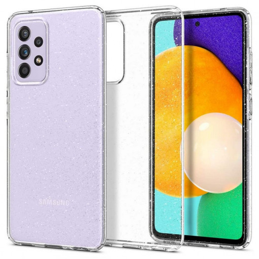 Husa telefon Samsung Galaxy A52 4G / A52 5G / A52s 5G - Spigen Liquid Crystal Glitter - Crystal Quartz