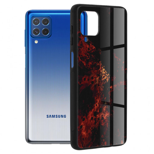 Husa telefon Samsung Galaxy M62/ F62 - Techsuit Glaze Series - Red Nebula