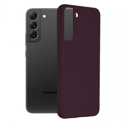 Husa telefon Samsung Galaxy S22 Plus 5G - Techsuit Soft Edge Silicone - Plum Violet