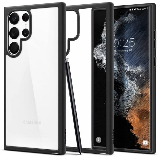 Husa telefon Samsung Galaxy S22 Ultra 5G - Spigen Ultra Hybrid - Matte Black