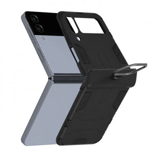 Husa telefon Samsung Galaxy Z Flip4 - Techsuit Silicone Shield - Black