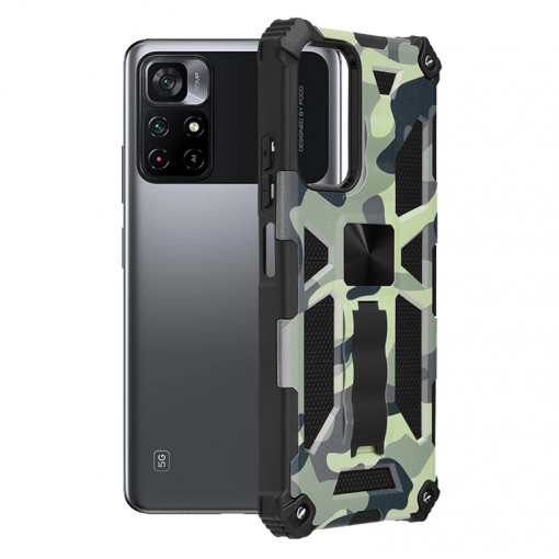 Husa telefon Xiaomi Poco M4 Pro 5G - Techsuit Blazor Series - Camo Lime