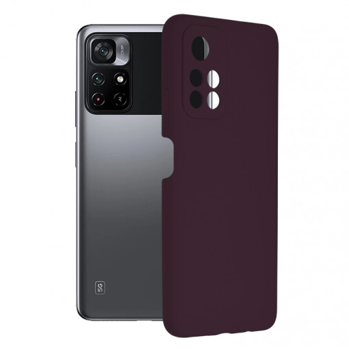 Husa telefon Xiaomi Poco M4 Pro 5G - Techsuit Soft Edge Silicone - Plum Violet