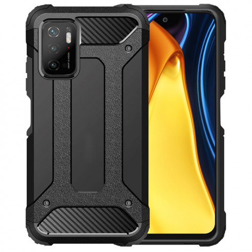 Husa telefon Xiaomi Redmi Note 10 5G / Poco M3 Pro 5G - Techsuit Hybrid Armor - Black