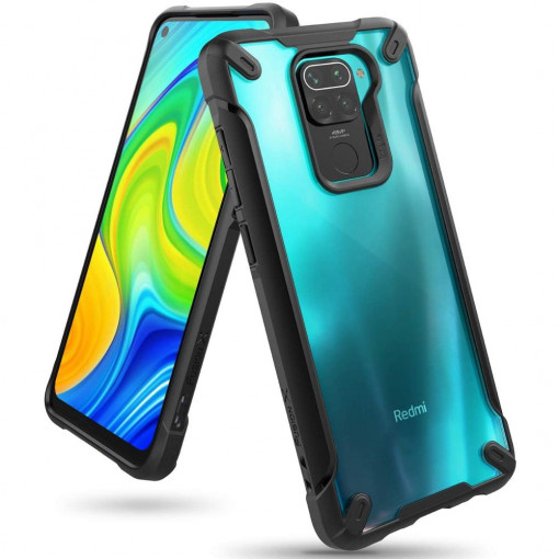 Husa telefon Xiaomi Redmi Note 9 / Redmi 10X 4G - Ringke Fusion X - Black