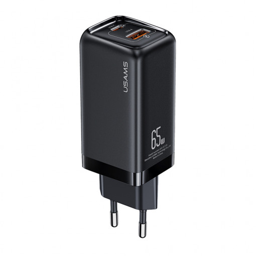 Incarcator Priza Type-C, USB 65W - USAMS Super Si (T47) - Black