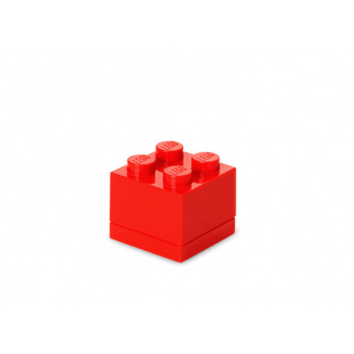 Mini cutie depozitare LEGO 2x2 rosu