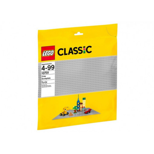 Placa de baza gri LEGO