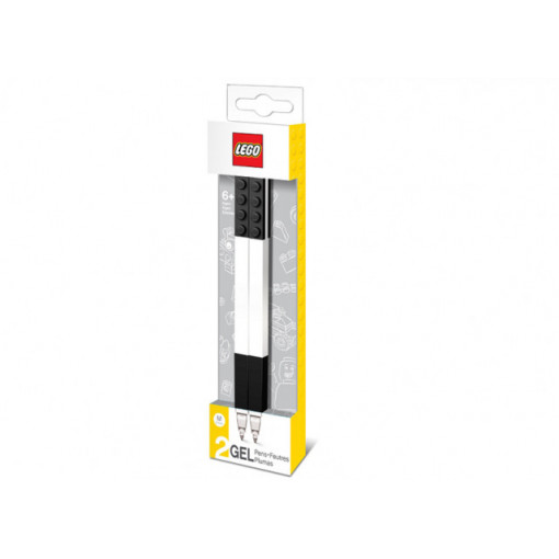 Set 2 pixuri LEGO cu gel negru