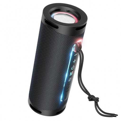 Boxa Portabila Bluetooth 5.1, 2x5W - Hoco Dazzling pulse (HC9) - Black