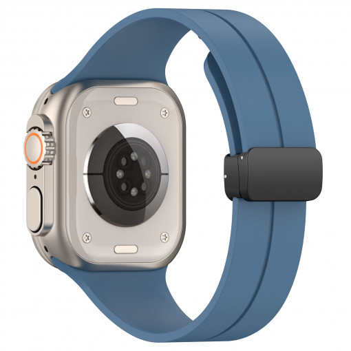 Curea pentru Apple Watch 1/2/3/4/5/6/7/8/SE/SE 2/Ultra (42/44/45/49mm) - Techsuit Watchband (W011) - Blue
