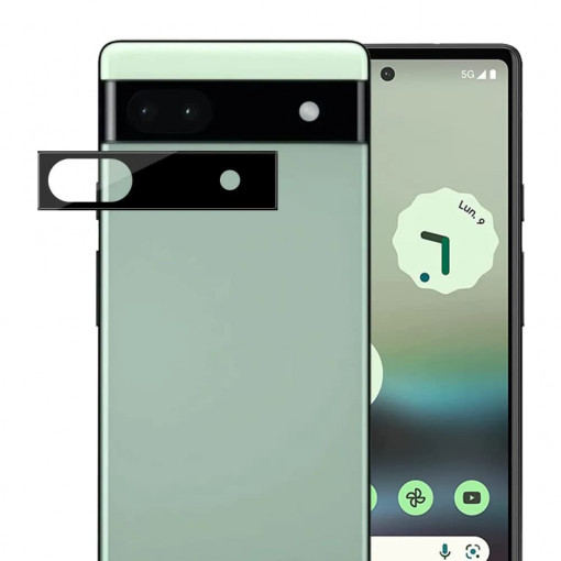 Folie Camera pentru Google Pixel 6a - Techsuit Full Camera Glass - Black