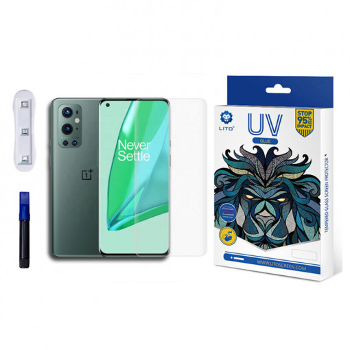 Folie protectie telefon Oneplus 9 Pro - Lito 3D UV Glass - Transparent