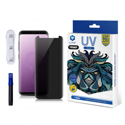 Folie protectie telefon Samsung Galaxy Note 8 - Lito 3D UV Glass - Privacy