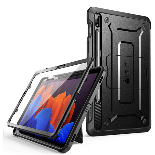 Husa pentru tableta Samsung Galaxy Tab S7 Plus / S8 Plus - Supcase Unicorn Beetle Pro - Black