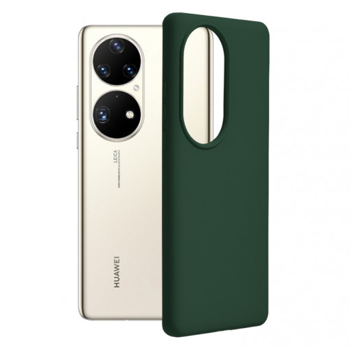 Husa telefon Huawei P50 Pro - Techsuit Soft Edge Silicone - Dark Green