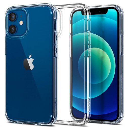 Husa telefon iPhone 12 / 12 Pro - Spigen Ultra Hybrid - Crystal Clear