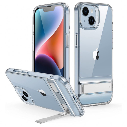 Husa telefon iPhone 14 Plus - ESR Air Shield Boost Kickstand - Clear