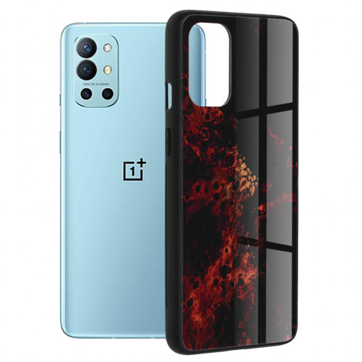 Husa telefon OnePlus 9R - Techsuit Glaze Series - Red Nebula