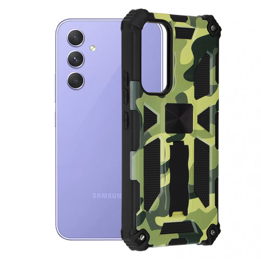 Husa telefon Samsung Galaxy A54 - Techsuit Blazor Series - Camo Lime