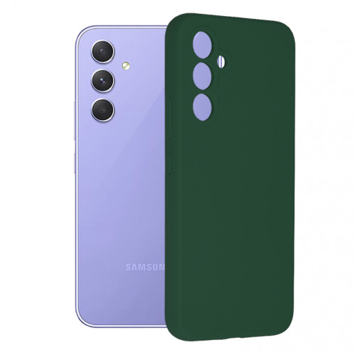 Husa telefon Samsung Galaxy A54 - Techsuit Soft Edge Silicone - Dark Green