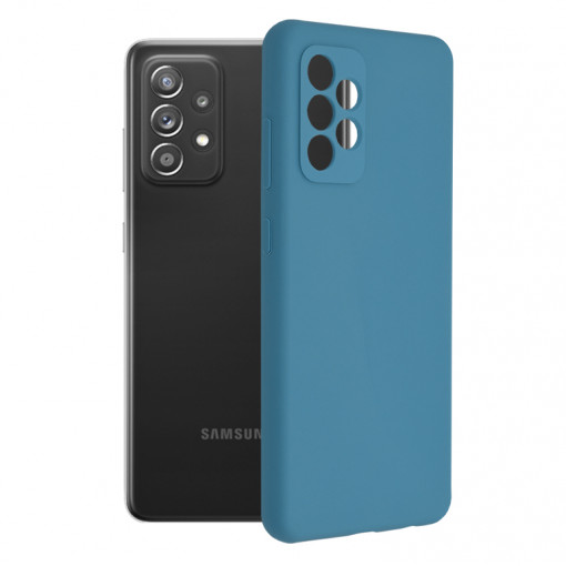 Husa telefon Samsung Galaxy A72 4G / A72 5G - Techsuit Soft Edge Silicone - Denim Blue