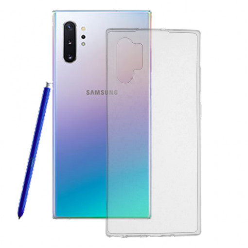 Husa telefon Samsung Galaxy Note 10 Plus / Note 10 Plus 5G - Techsuit Clear Silicone - Transparent
