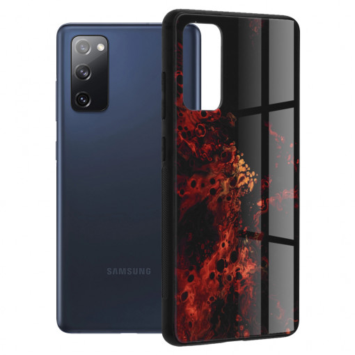 Husa telefon Samsung Galaxy S20 FE / S20 FE 5G - Techsuit Glaze Series - Red Nebula
