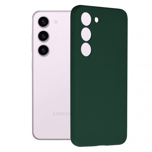 Husa telefon Samsung Galaxy S23 - Techsuit Soft Edge Silicone - Dark Green