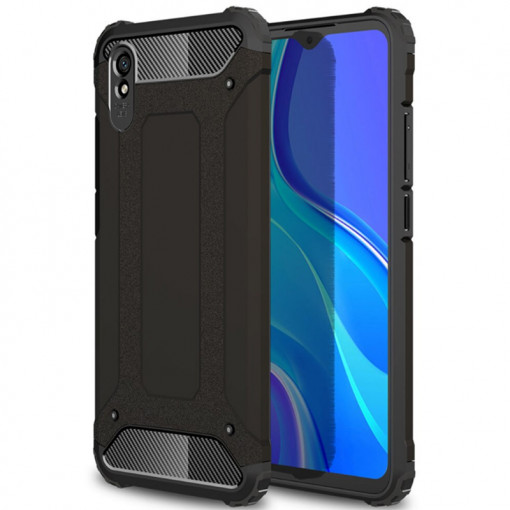 Husa telefon Xiaomi Redmi 9A / Redmi 9AT - Techsuit Hybrid Armor - Black