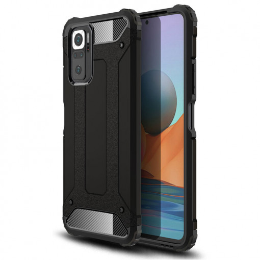 Husa telefon Xiaomi Redmi Note 10 4G / Note 10S / Poco M5s - Techsuit Hybrid Armor - Black