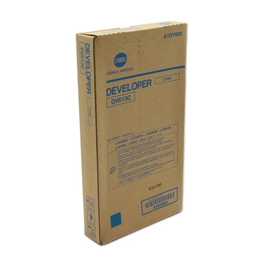 Konica Minolta OEM DV-613 C Developer Bag original A1DY900, DV613C, cyan