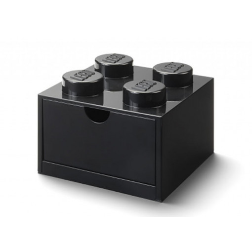 Sertar de birou LEGO 2x2 negru