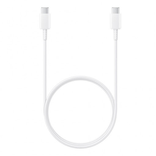 Cablu de Date USB-C la Type-C Fast Charging 3A, 1m - Samsung (EP-DA705BWEGWW) - White (Blister Packing)