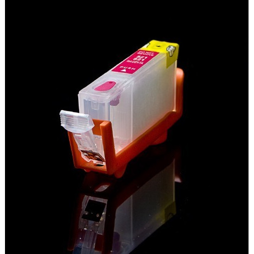 Cartus autoresetabil compatibil cu CANON CLI521 CLI 521 ROSU CLI-521 MAGENTA cip autoresetabil