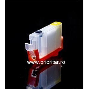Cartuse autoresetabile compatibil cu CANON CLI-8-BK reincarcabile refilabile ( Cartus CLI8BK cip auto-resetabil CLI-8-B negru )