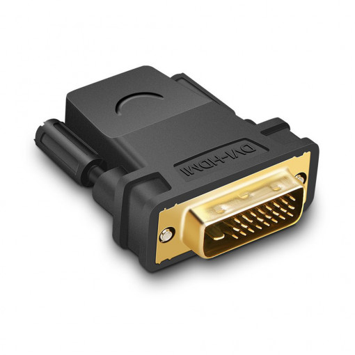 Convertor DVI (24+1) la HDMI 1060P@60Hz - Ugreen (20124) - Black