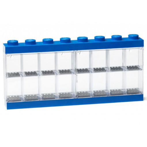 Cutie albastra pentru 16 minifigurine LEGO